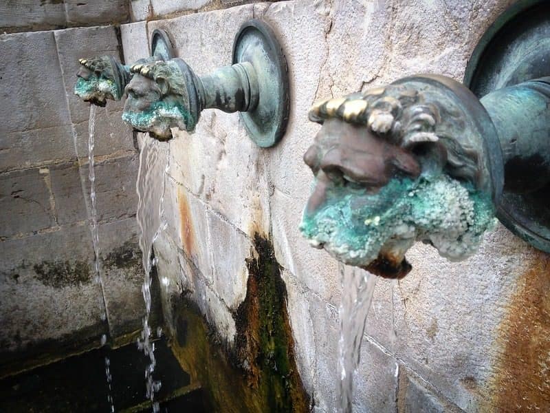 Fontaine chaude à Dax