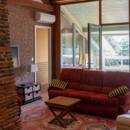Le salon côté terrasse